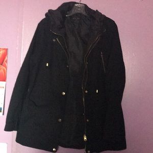 Black spring jacket